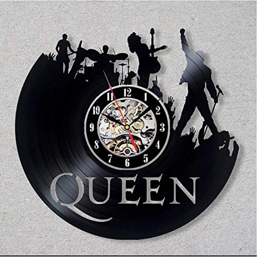 No Reloj de Pared de Disco de Vinilo Queen Vinyl Record Clock Decoración para el hogar Arte de la Pared No Reloj de Pared de Disco de Vinilo Queen Vinyl Record Clock Decoración para el hogar Arte de la Pared