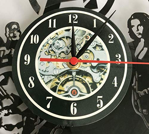 No Reloj de Pared de Disco de Vinilo Queen Vinyl Record Clock Decoración para el hogar Arte de la Pared