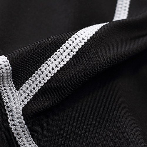 NOBRAND Fitness Ropa de hombre deportes al aire libre secado rápido camiseta de manga corta elástico mallas NOBRAND Fitness Ropa de hombre deportes al aire libre secado rápido camiseta de manga corta elástico mallas