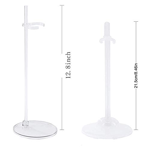 Nobranded 6 Piezas Soporte de Exhibición de Muñecas, Soporte de Plástico para Muñeca, Soporte de Muñecas de Plástico, Soporte de Muñeca de Plástico Duradero Y Ecológico (Transparente) Nobranded 6 Piezas Soporte de Exhibición de Muñecas, Soporte de Plástico para Muñeca, Soporte de Muñecas de Plástico, Soporte de Muñeca de Plástico Duradero Y Ecológico (Transparente)
