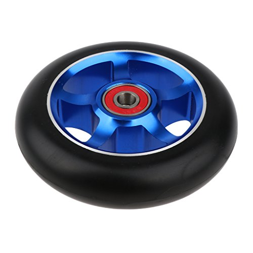 NON 2 Unids de Ruedas Duradero Parte Reempalzable de Scooter de Truco Multiusos - Azul NON 2 Unids de Ruedas Duradero Parte Reempalzable de Scooter de Truco Multiusos - Azul