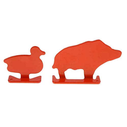 NON 4X Objetivo de Práctica de Tiro Al Blanco Acero Al Carbono Y Mini Silueta Animal NON 4X Objetivo de Práctica de Tiro Al Blanco Acero Al Carbono Y Mini Silueta Animal