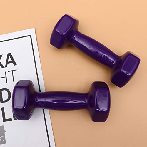 non-branded Mancuernas Mancuernas de Hierro Fundido de Inmersión de Plástico Mancuernas de Fitness Antideslizantes Pesas de Mano Mancuernas de Fitness para Mujeres Hombre (3 Kg Púrpura) non-branded Mancuernas Mancuernas de Hierro Fundido de Inmersión de Plástico Mancuernas de Fitness Antideslizantes Pesas de Mano Mancuernas de Fitness para Mujeres Hombre (3 Kg Púrpura)