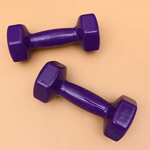 non-branded Mancuernas Mancuernas de Hierro Fundido de Inmersión de Plástico Mancuernas de Fitness Antideslizantes Pesas de Mano Mancuernas de Fitness para Mujeres Hombre (3 Kg Púrpura) non-branded Mancuernas Mancuernas de Hierro Fundido de Inmersión de Plástico Mancuernas de Fitness Antideslizantes Pesas de Mano Mancuernas de Fitness para Mujeres Hombre (3 Kg Púrpura)