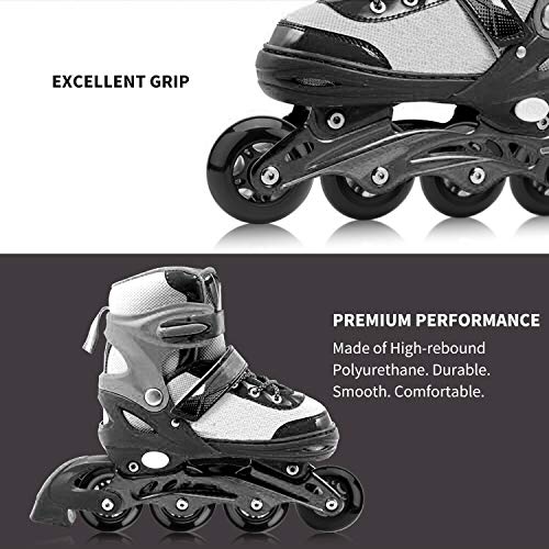 NONMON Ruedas de Patines en Línea,4 Piezas 72mm 85A Inline Skates Ruedas de Repuesto Wheels Hombre y Mujer,para Patinaje Recreativo en Interiores y Exteriores,Negro NONMON Ruedas de Patines en Línea,4 Piezas 72mm 85A Inline Skates Ruedas de Repuesto Wheels Hombre y Mujer,para Patinaje Recreativo en Interiores y Exteriores,Negro