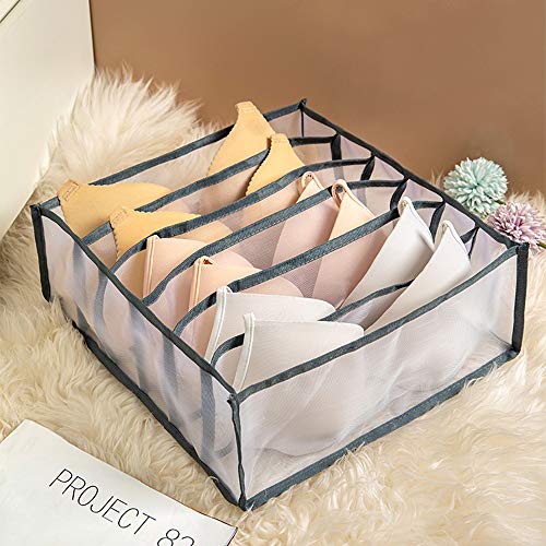 Nopnog Cajones de almacenamiento para el hogar, organizador para ropa interior, sujetadores, calcetines, poliéster Nopnog Cajones de almacenamiento para el hogar, organizador para ropa interior, sujetadores, calcetines, poliéster