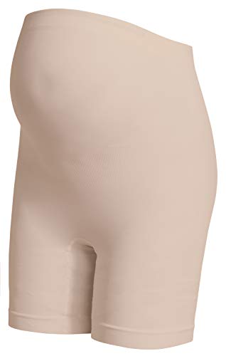 Noppies Kids Seamless shorts long - Ropa interior para mujer, Beige (Natural C018), M/L
