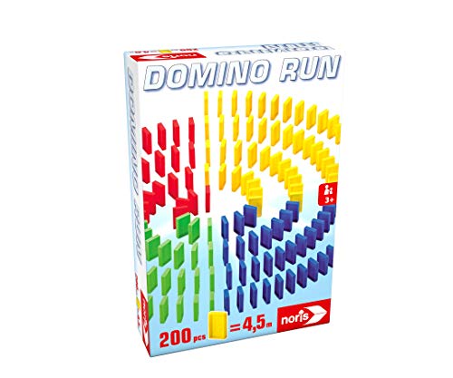 Noris Domino Run 606065644 - Juego de dominó (200 fichas de dominó, a Partir de 3 años)
