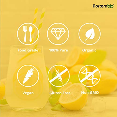 Nortembio Ácido Cítrico 1 Kg (2x500g). Grado Alimentario. Insumo Ecológico. Polvo, 100% Puro. E-Book Incluido. Nortembio Ácido Cítrico 1 Kg (2x500g). Grado Alimentario. Insumo Ecológico. Polvo, 100% Puro. E-Book Incluido.