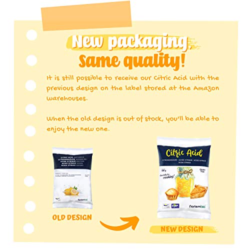 Nortembio Ácido Cítrico 1 Kg (2x500g). Grado Alimentario. Insumo Ecológico. Polvo, 100% Puro. E-Book Incluido. Nortembio Ácido Cítrico 1 Kg (2x500g). Grado Alimentario. Insumo Ecológico. Polvo, 100% Puro. E-Book Incluido.