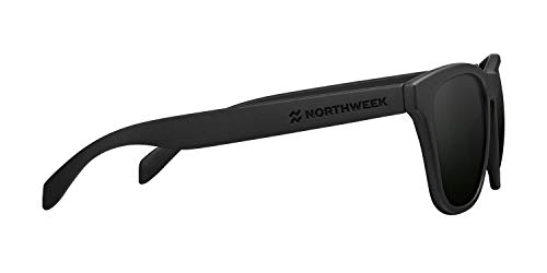 Northweek Regular All Black - Gafas de Sol para Hombre y Mujer, Polarizadas, Negro