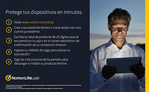 Norton 360 Deluxe 2021 - Antivirus software para 5 Dispositivos y 15 meses de suscripción con renovación automática, Secure VPN y Gestor de contraseñas, para PC, Mac tableta y smartphone Norton 360 Deluxe 2021 - Antivirus software para 5 Dispositivos y 15 meses de suscripción con renovación automática, Secure VPN y Gestor de contraseñas, para PC, Mac tableta y smartphone