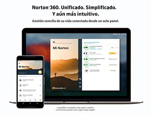 Norton 360 Deluxe 2021 - Antivirus software para 5 Dispositivos y 15 meses de suscripción con renovación automática, Secure VPN y Gestor de contraseñas, para PC, Mac tableta y smartphone Norton 360 Deluxe 2021 - Antivirus software para 5 Dispositivos y 15 meses de suscripción con renovación automática, Secure VPN y Gestor de contraseñas, para PC, Mac tableta y smartphone