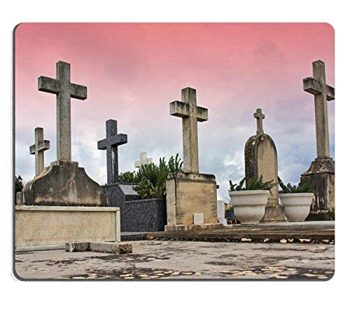 Not Applicable Mousepad Cruces en el Cementerio católico de Alcudia Mallorca Islas Baleares B Foto 11119964