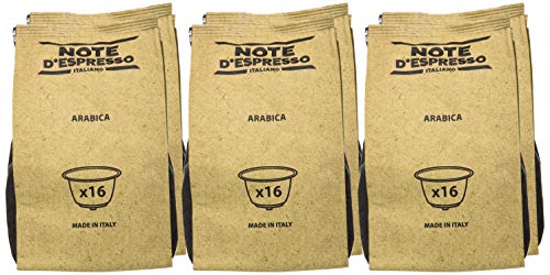 Note D'Espresso Cápsulas de Café Arábica Exclusivamente Compatibles con cafeteras de cápsulas Nescafé* y Dolce Gusto* 96 Unidades da 7 g, Total: 672 g