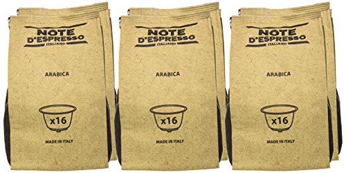 Note D'Espresso Cápsulas de Café Arábica Exclusivamente Compatibles con cafeteras de cápsulas Nescafé* y Dolce Gusto* 96 Unidades da 7 g, Total: 672 g Note D'Espresso Cápsulas de Café Arábica Exclusivamente Compatibles con cafeteras de cápsulas Nescafé* y Dolce Gusto* 96 Unidades da 7 g, Total: 672 g