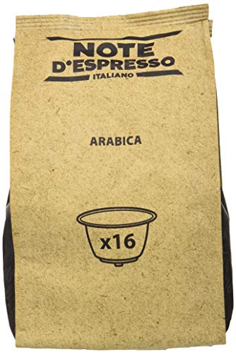 Note D'Espresso Cápsulas de Café Arábica Exclusivamente Compatibles con cafeteras de cápsulas Nescafé* y Dolce Gusto* 96 Unidades da 7 g, Total: 672 g Note D'Espresso Cápsulas de Café Arábica Exclusivamente Compatibles con cafeteras de cápsulas Nescafé* y Dolce Gusto* 96 Unidades da 7 g, Total: 672 g