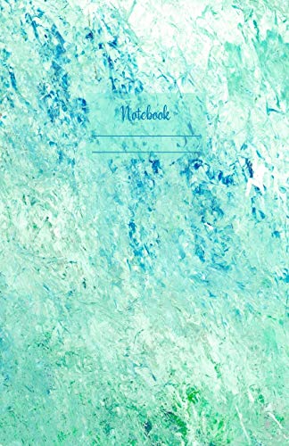 Notebook: Dotted grid Journal. Bullet Diary. Ideal for Notes, Memories, Journaling, Creative planning and Calligraphy practice. 120 Pages. Soft matte ... idea. (Abstract light blue design cover).