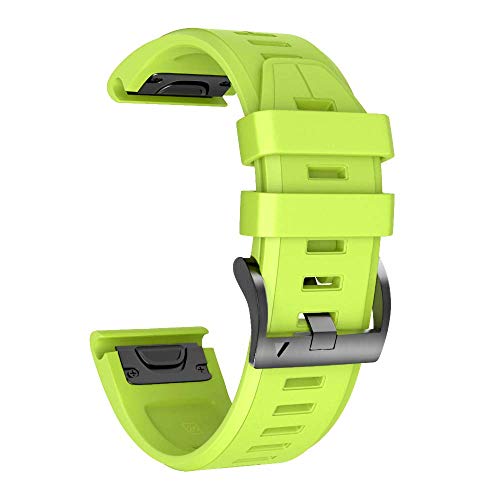 NotoCity Correa para Garmin Fenix 3/3 HR/Fenix 5X/5X Plus/Fenix 6X/6X Pro, Correa de Silicona 26mm, Banda de Reloj Deportivo Instalación/desmontaje rápido sin Herramientas