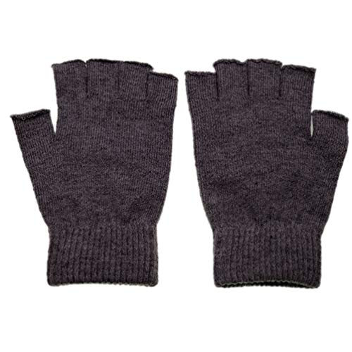 Novawo Los guantes flexibles de mix-lana y cachemira calientes suaves para mujeres y hombres