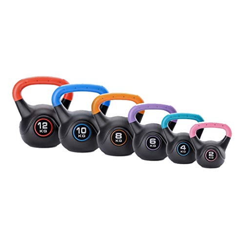 novi Kettlebell Fitness Estilo casero, Kettlebell de Entrenamiento, 2-12 kg Adecuado para la mayoría de Las Mujeres, Adecuado para Uso doméstico y de Oficina