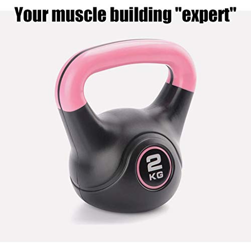 novi Kettlebell Fitness Estilo casero, Kettlebell de Entrenamiento, 2-12 kg Adecuado para la mayoría de Las Mujeres, Adecuado para Uso doméstico y de Oficina