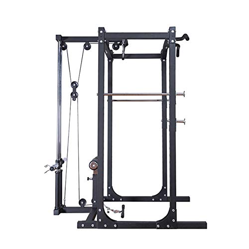 novi Power Rack, Entrenador multifunción Ajustable Equipo de Entrenamiento de Fuerza de Lujo Ajustable Equipo Completo de Gimnasio