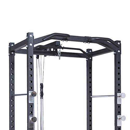 novi Power Rack, Entrenador multifunción Ajustable Equipo de Entrenamiento de Fuerza de Lujo Ajustable Equipo Completo de Gimnasio