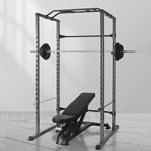 novi Power Rack, Jaula de Rack de Potencia de Lujo multifunción Ajustable en Interiores Dispositivo de Entrenamiento Completo Marco de Entrenamiento de Press de banca en Cuclillas novi Power Rack, Jaula de Rack de Potencia de Lujo multifunción Ajustable en Interiores Dispositivo de Entrenamiento Completo Marco de Entrenamiento de Press de banca en Cuclillas