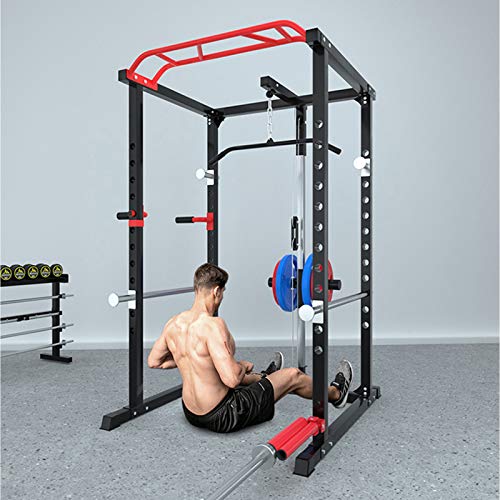 novi Power Rack, multifunción Home Barbell Rack Ajustable Dispositivo de Entrenamiento Completo Equipo de Entrenamiento de Fuerza