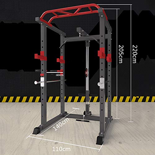 novi Rack de Potencia, profesión multifunción Home Smith Machine bastidores de Potencia Ajustables Levantamiento de Pesas (con Manga) novi Rack de Potencia, profesión multifunción Home Smith Machine bastidores de Potencia Ajustables Levantamiento de Pesas (con Manga)