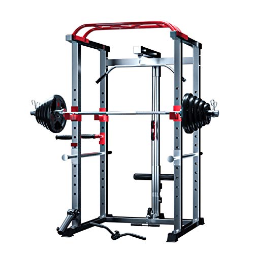 novi Rack de Potencia, profesión multifunción Home Smith Machine bastidores de Potencia Ajustables Levantamiento de Pesas (con Manga) novi Rack de Potencia, profesión multifunción Home Smith Machine bastidores de Potencia Ajustables Levantamiento de Pesas (con Manga)