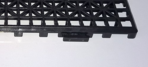 NOVINGRECONS Baldosa PP 30x30cm Negra (Paquete 24 ud.). Suelo Plastico. Suelo Apto para Exteriores o Interiores.