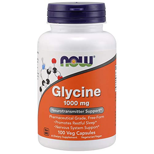 Now Foods Glicina, 1000mg 100 Unidades 160 g Now Foods Glicina, 1000mg 100 Unidades 160 g