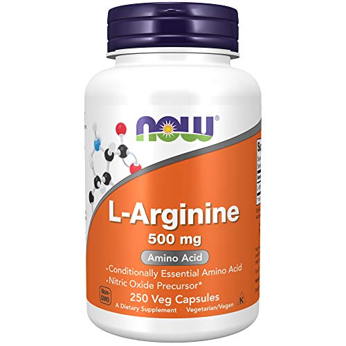 Now Foods L-Arginine 500mg Standard - 250 Cápsulas Now Foods L-Arginine 500mg Standard - 250 Cápsulas