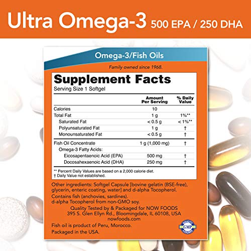 Now Foods Ultra Omega-3-90 cápsulas 90 Unidades 180 g