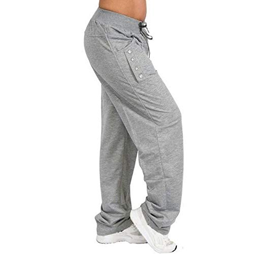 N\P Casual Gimnasio Jogger Pantalones Deporte Running Pantalones Mujeres Chándal Mujer Cintura Elástica Señoras Pantalones Chándal Baggy Pantalones