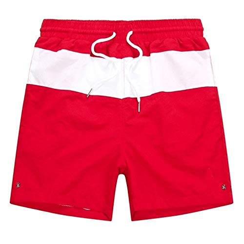 N\P Pantalones Cortos De Verano Casual Pantalones De Cuarto De Velocidad Seca Pantalones De Playa Correr Color De Contraste De Los Hombres Pantalones