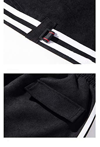 N\P Para hombre de la moda de los pantalones de los pantalones de los hombres de rayas lápiz pantalones de longitud completa pantalones grandes bolsillos planos pantalones N\P Para hombre de la moda de los pantalones de los pantalones de los hombres de rayas lápiz pantalones de longitud completa pantalones grandes bolsillos planos pantalones
