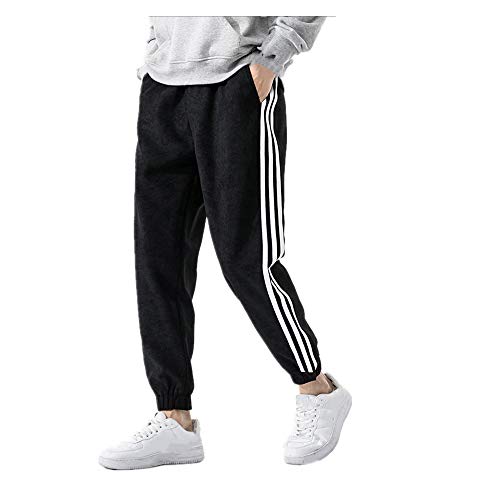 N\P Para hombre de la moda de los pantalones de los pantalones de los hombres de rayas lápiz pantalones de longitud completa pantalones grandes bolsillos planos pantalones N\P Para hombre de la moda de los pantalones de los pantalones de los hombres de rayas lápiz pantalones de longitud completa pantalones grandes bolsillos planos pantalones