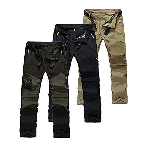 N\P Stretch Impermeable Camping Senderismo Pantalones Al Aire Libre Deporte Pantalones Trekking Montaña