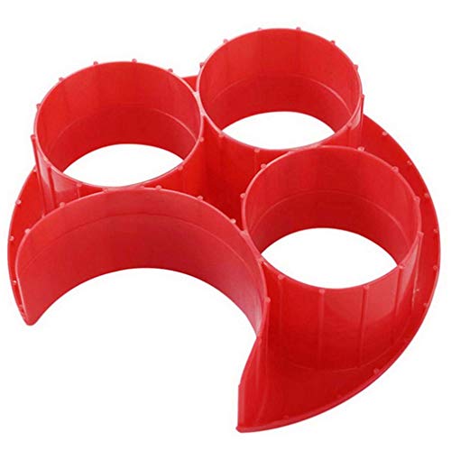 Nrew Plato de Control de porciones de Medida de Comida Herramienta para Perder Peso Control de porciones de Comida Rojo Nrew Plato de Control de porciones de Medida de Comida Herramienta para Perder Peso Control de porciones de Comida Rojo