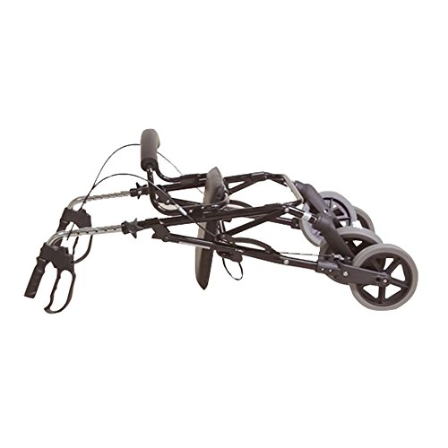 NRS Healthcare M39634 - Andador con 4 ruedas, asiento y cesta NRS Healthcare M39634 - Andador con 4 ruedas, asiento y cesta