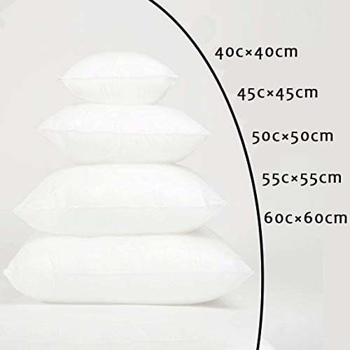 n/s Relleno de Cojin Fibra siliconada Gran Densidad Juego de 6 Unidades 45 X 45CM, Relleno de Cojin Super Suave Mullido (Relleno Cojín, 45 X 45 CM) n/s Relleno de Cojin Fibra siliconada Gran Densidad Juego de 6 Unidades 45 X 45CM, Relleno de Cojin Super Suave Mullido (Relleno Cojín, 45 X 45 CM)