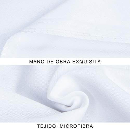 NTBAY Fundas de Almohada de Microfibra, Paquete de 2 Fundas de Almohada con Cierre Suave Antiarrugas y Resistente a Las Manchas, 50x90 cm, Blanco NTBAY Fundas de Almohada de Microfibra, Paquete de 2 Fundas de Almohada con Cierre Suave Antiarrugas y Resistente a Las Manchas, 50x90 cm, Blanco