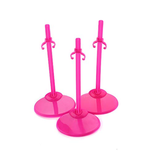 Nubstoer 20 soportes de plástico para muñecas y ropa Nubstoer 20 soportes de plástico para muñecas y ropa