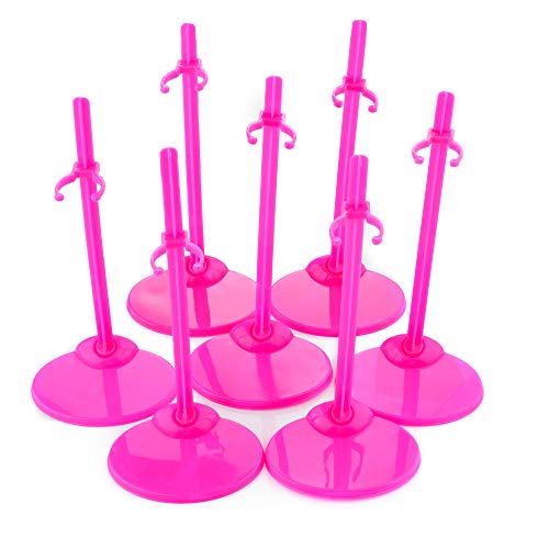 Nubstoer 20 soportes de plástico para muñecas y ropa Nubstoer 20 soportes de plástico para muñecas y ropa