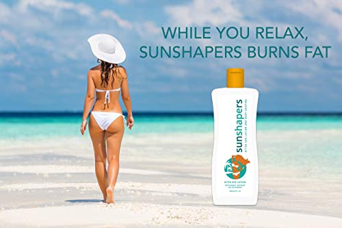 NUEVA Crema Hidratante Para Después del Sol Quema Grasas - SUNSHAPERS | La primera linea solar con acción de pérdida de peso termogénica | Anti celulítica | 200ml