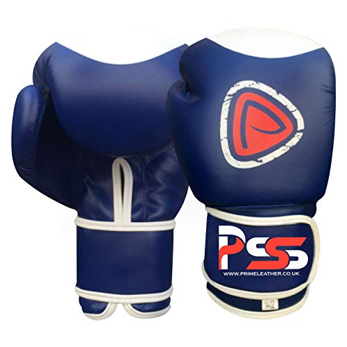Nueva máquina anatómigo espuma guantes de boxeo pelea golpe REX Cuero Bolsa - azul 10 Oz