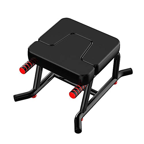 Nueva versión actualizada de Yoga Banco Invertido Bench Press Inicio Fitness Ejercicio Yoga Banco invertido Silla de Yoga Banco invertido Yoga Fitness XQ-1.4 (Color : Black)